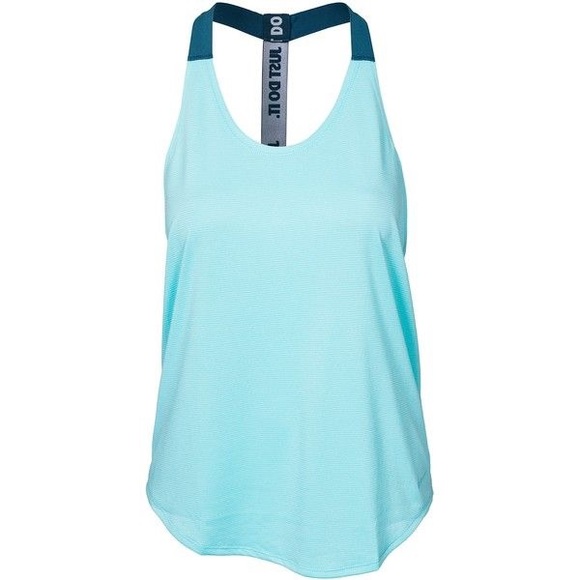 Nike Tops - ⚫️ Nike- “Just Do It” Turquoise Tank